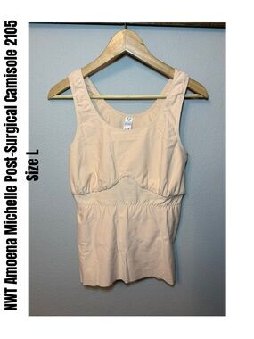 Amoena Michelle Post-Surgical Camisole 2105 Size L